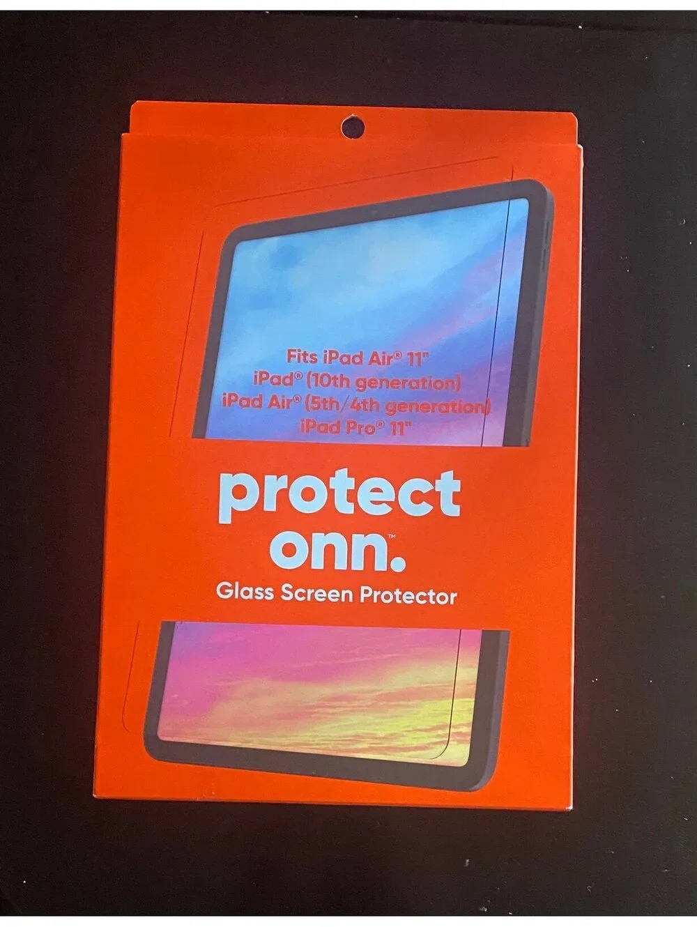 Onn Glass Screen Protector for iPad Air11”/iPad Pro11”/iPad 10Gen/iPadAir 5,4Gen